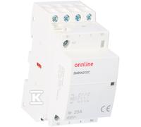 Contactor 2NO+2NC 25A 230V AC ONNLINE SM25A2O2C