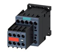 Contactor auxiliar 3RH22621BB40, 6No+2Nc, 24Vdc tamaño S00, conexión de terminal tipo perno