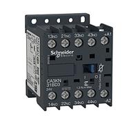 Contactor CA3KN31BD3: 4 pines NC + NO x3 24VDC 10A DIN, para paneles frontale...