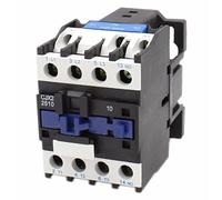 Contactor CJX2-2510, relé de protección de motor CA, trifásico, 25 A, 3 polos, 1 NA, 24 V CA, 36 V, 380 V, 220 V, voltaje de bobina, motor, contactos magnéticos, carril DIN de 35 mm.(Ac36v)