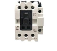 Contactor de CA 18A 50/60Hz Ui660V AC24V 380V 220V 110V voltaje de bobina CU-18 3NO1NO1NC 3A1a1b(AC 110V)