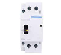 Contactor de CA, BCH8-40M 2P 40A 230V Hogar Contactor de CA Montaje en riel DIN con interruptor de control manual para aplicaciones domésticas(2NO)