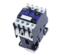 Contactor de CA CJX2-3210 CJX2-3201, 32 A, trifásico, 3 polos, NO, voltaje de bobina 380 V, 220 V, 110 V, 36 V, 24 V, 50/60 Hz, montaje en riel DIN, 3 P+1 NO/3 P+1 NC(380V CJX2-3210 1NO)