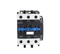 Contactor de CA de 95 A CJX2-9511 9501 LC1, trifásico, 3 polos, NO, voltaje de bobina: 380 V, 220 V, 24 V, 50 Hz, montaje en riel DIN, 3P+1NO, 1NC.(9511 380v)
