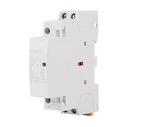 Contactor de CA del Hogar, BCH8-20, 2P 20A 24V 50/60Hz Montaje en riel DIN Reemplaza Prácticamente Todos los Modelos Residenciales Dos Voltajes Ultra Silencioso Voltaje de la Bobina(220V/230V)
