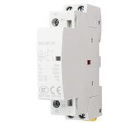 Contactor de CA Doméstico, 20A, 24V, 50/60Hz, Montaje en Carril DIN, 2P 1NO 1NC