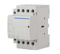 Contactor de Ca Doméstico 4P 63a 2No 2NC, 4 Polos 2 Normalmente Abiertos 2 Normalmente Cerrados Interruptores de Circuito de Contactor de Ca 24V 230V Opcional(CA 230V)