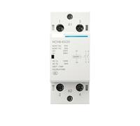Contactor de CA doméstico de 230V, 20A, 25A, 40A, 63A, 2NO, 1NC, 1NO, 2 NC, Mini Contactor Modular de CA for el hogar, fase de 2 y 4 polos(63A 1NO 1NC)