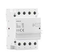 Contactor de CA for riel DIN, 4 polos, 40 A, 63 A, 4 NO, 4 NC, 2 NO, 2 NC, 3 NO, 1 NC, for uso doméstico (1 unidad)(4P 63A 3NO1NC)