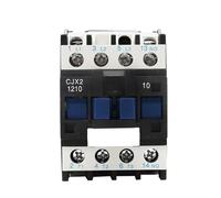 Contactor de CA LC1D CJX2-1201 12A NO Contactor de energía eléctrica trifásico de montaje en carril DIN 24V 36V 110V 220V 380V(CJX2-1210 AC110V)
