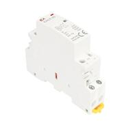 Contactor de CA modular for hogar, montado en riel DIN, 2P, 16 A, 20 A, 25 A, 1 NO, 1 NC, 2 NO, 2 NC, CA, 220 V, 230 V, 50/60 Hz, for casa inteligente, hotel