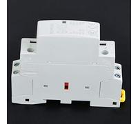 Contactor de CA para Hogar 2P 20A Diseño Compacto (24V) | Montaje en carril DIN, material aislante, fácil instalación, diagrama de cableado, funcionamiento seguro