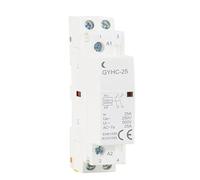 Contactor de CA tipo carril 2P 16A 20A 25A 2NC 2NO 1NO1NC 50/60Hz Contactor doméstico automático(2P 25A 2NC 220V)