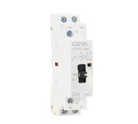 Contactor de CA tipo Manual 2P 16A 20A 25A 2NC o 2NO 220V Control Manual Contactor doméstico Tipo carril Din(2P 16A 2NC M)