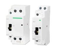 Contactor de CA tres monofásico 16A 20A 25A 32A 40A 63A 2P 4P Manual 220V 110V 24V con botón de Control de manija(32A,4NC_110V)