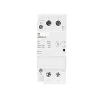 Contactor de CC 2P 63A, bobina de 24V CC, 2P, 220V, 2NO, 2NC, 1NO1NC, Contactor doméstico automático, Tipo de carril Din