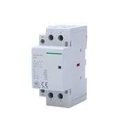Contactor de CC HCH8s-63, 2P, 40A, 63A, 2NO, 1NO, 1NC, CA 24V, CC 24V, contactor automático for uso doméstico, tipo riel DIN, 50Hz/60Hz, 1 unidad(2P 63A 2NO DC24V)