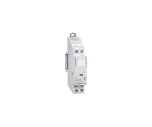 Contactor de potencia CX³ bobina 24V~ sin control manual - 2P 250V~ - 25A - contacto 2F - 1 módulo