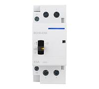 Contactor doméstico BCH8,contactor de CA 230V 2P 63A 2NO 2NC 1NO1NC Contactor modular de montaje en riel DIN con interruptor de control manual(2NO)