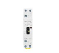 Contactor Doméstico De Control Manual Contactor Modular Tipo Carril DIN | 2P 16A 20A 25A 2NO o 2NC 220V(2P 25A 2N0 220V)