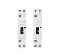 Contactor doméstico de control manual tipo carril DIN 2P | 16A 20A 25A 2NO o 2NC 220V(2P 25A 2N0 220V)