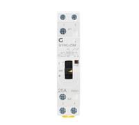Contactor manual 2P 16A 20A 25A 2NO o 2NC 220V 50/60Hz Control manual Uso doméstico Contactor de CA Tipo carril Din(2P 16A 2NC 220V)