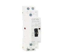 Contactor manual 2P 16A 20A 25A 2NO o 2NC 220V 50/60Hz Control manual Uso doméstico Contactor de CA Tipo carril Din(2P 16A 2NO 220V)