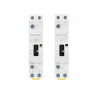Contactor manual para el hogar tipo riel DIN modular 2P 16A 20A 25A 2NO o 2NC 220V (2P 25A 2N0 220V)