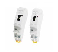 Contactor manual para el hogar tipo riel DIN modular 2P 25A 2NO o 2NC 220V (2P 25A 2N0 220V)