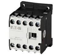 Contactor miniatura, 4 kW/400 V, control 24 V CC DILEM-01-G-EA (24 V CC)