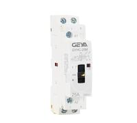 Contactor modular 2P 16A 20A 25A 2NO o 2NC 220V Control manual Contactor doméstico Tipo carril Din(2P 16A 2NC 220V)