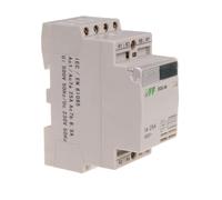 Contactor modular, 4 abridores, I=25 A, voltaje de bobina U=230 V AC, 2 módulos, ST25-04 F&F