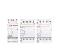 Contactor Modular Automático 2P 4P 230V 380V Monofásico Trifásico 25A 40A 63A 2NO 2NC 4NO Carril Din(40A,2NO2NC)