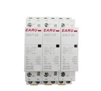 Contactor Modular de CA for el hogar, montado en carril Din, 2P, 16A, 20A, 25A, 1NO, 1NC, 2NO, 2NC, CA 220V, 230V, 50/60Hz(25A,1NO1NC,220V)