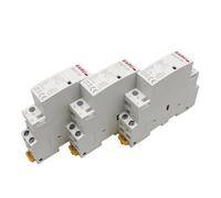 Contactor Modular de CA for el hogar, montado en carril Din, 2P, 16A, 20A, 25A, 1NO, 1NC, 2NO, 2NC, CA 220V, 230V, 50/60Hz(2P 20A 1NO1NC)