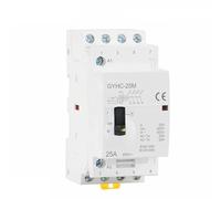 Contactor modular de CA for uso doméstico, 4P, 25 A, 4 NA o 2 NA, 220 V/230 V, 50/60 Hz, for riel DIN, 1 unidad(4P 25A 2NO2NC 220V)