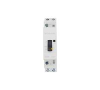 Contactor modular de CC for uso doméstico, 2P, 25A, 12 V CC, 50/60 Hz, con interruptor de control manual, for carril DIN, MCH8D-25M(2nc)