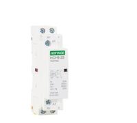 Contactor Modular de HCH8-25 2P 16A 20A 25A 2NO o 2NC 1NO1NC 24V 110V 220V Contactor doméstico automático Tipo de carril Din(2P 25A 1NO1NC DC24V)