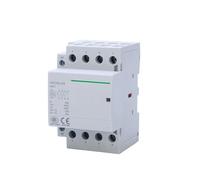 Contactor modular HCH8s-63, 40A-100A, 4P, 63A, 4NO, 4NC, 2NO-2NC, 220V, 110V, 24V, automático, for uso doméstico, tipo riel DIN, ICT, 50/60Hz, 1 unidad(4P 40A 2NO2NC AC230V)