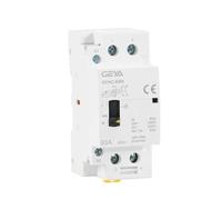 Contactor Modular Manual for el hogar, 2P, 40A, 63A, 2NO o 2NC, carril DIN, CA, 220V, 230V, Control Manual(2P 63A 2N0 220V)