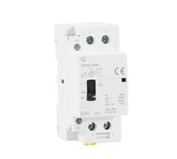 Contactor Modular Manual for el hogar, 2P, 40A, 63A, 2NO o 2NC, carril DIN, CA, 220V, 230V, Control Manual(2P 63A 2N0 220V)