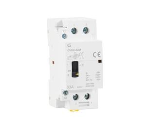Contactor Modular Manual for el hogar, 2P, 40A, 63A, 2NO o 2NC, carril DIN, CA, 220V, 230V, Control Manual(2P 63A 2N0 220V)
