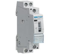 Hager Contactor silencioso manual, 25 A, 2 NA, 230 V