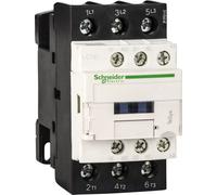 Contactores Schneider Electric LC1D, 3 polos, +1 contacto normalmente abierto + 1 contacto normalmente cerrado, 11 kW, 25 A, 400 V AC3, bobina 380 V AC, modelo LC1D25Q7