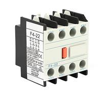 Contactos Auxiliares Block Fit CJX2 Contactor de CA, 2 NO 2 NC LADN22 Contactor de Corriente Modelo Schakelaar F4-22