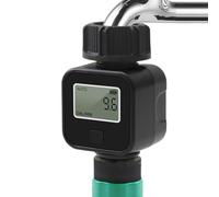 Contador de Agua para Manguera - Indicador Digital de Precisión - Medidor de Galones para Manguera de Jardín - para Jardín, Granja, Depósito de RV, Piscina, Riego y Cultivo