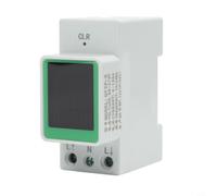 Contador de electricidad digital LCD 100 A carril DIN | Pantalla LCD, voltaje/corriente/potencia/kWh/para frecuencia, carcasa ABS, montaje en carril DIN, consumo transparente
