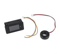 Contador de energía AC 0-500 V 100 A pantalla digital | Mide voltaje 0-500 V, para corriente 0-100 A, potencia hasta 50 kW, factor de potencia, consumo de energía precisa