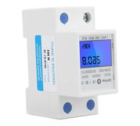 Contador de Energía Digital, 5-80A DDM15SD LCD Luz de Fondo Pantalla Digital Medidor de KWh de Energía Electrónica Monofásico