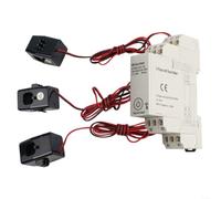 Contador de energía inteligente de 3 fases, WiFi, con transformador de corriente, 100 A, para aplicación tuya, control remoto, voltaje, potencia, kwh, contador de carril